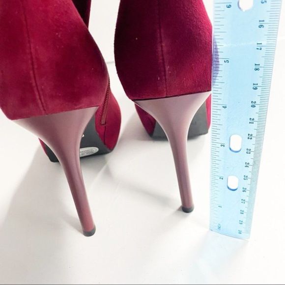 Women Pointed Toe Ankle Boots High Heels Stilettos Pumps Booties Dress Shoes - Picture 4 of 5